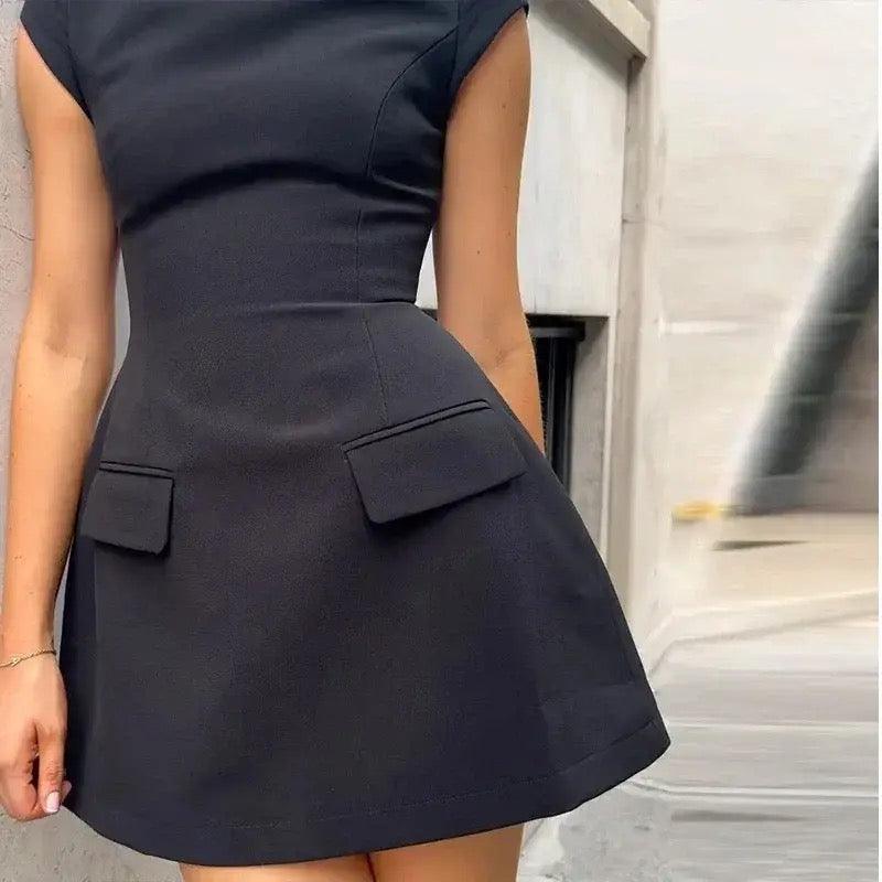Lapos Summer Bodycon Dress - Black