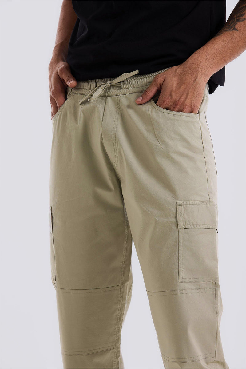 Dusty Sage 2 way stretchable Air cargo - Regular fit