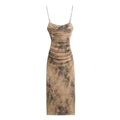 Martha Bodycon Summer Dress - Beige