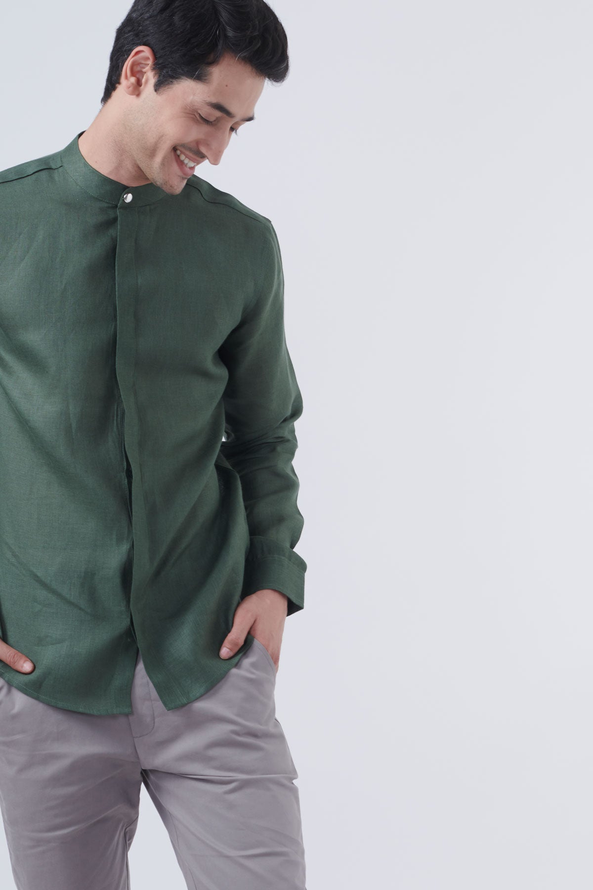 Woodland 100% Pure Linen Shirt - Regular fit