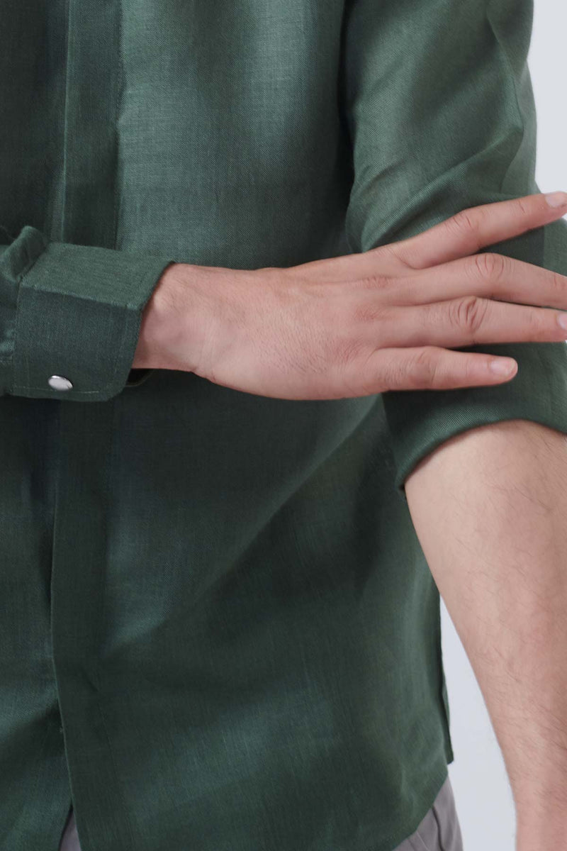 Woodland 100% Pure Linen Shirt - Regular fit