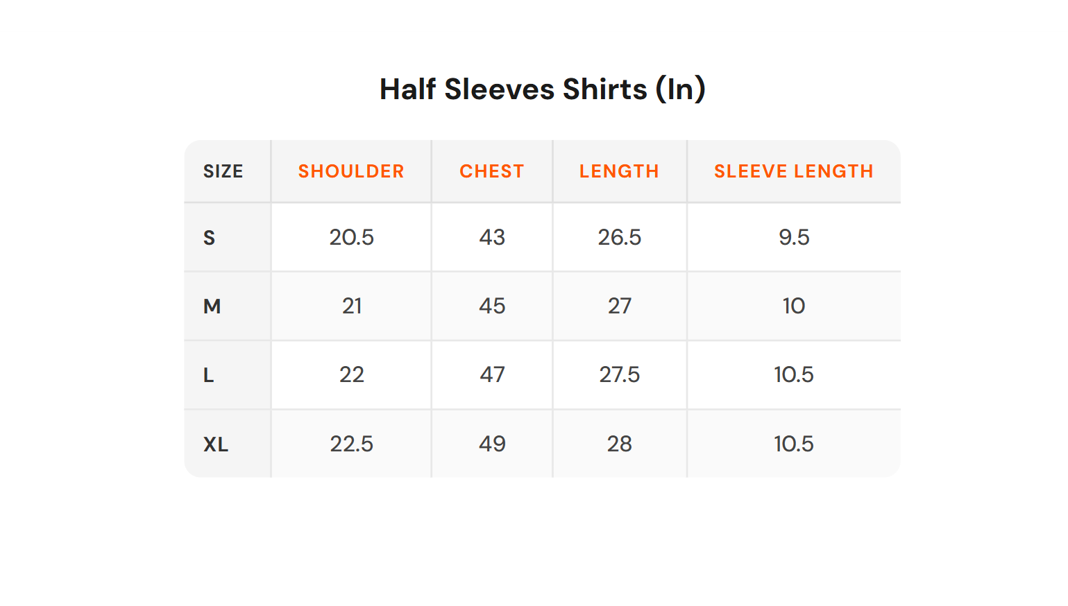 Size Chart - Half Sleeves Shirts-01KP5ZW4AGTJQQP7HQXDAQ7A5T.png