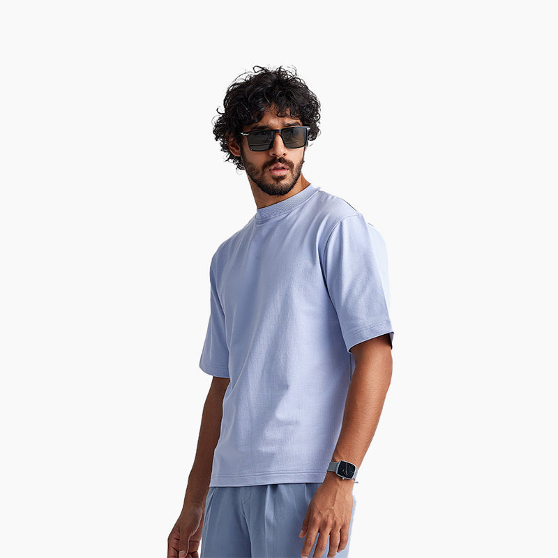 Chroma Premium T-Shirt Della Robbia Blue