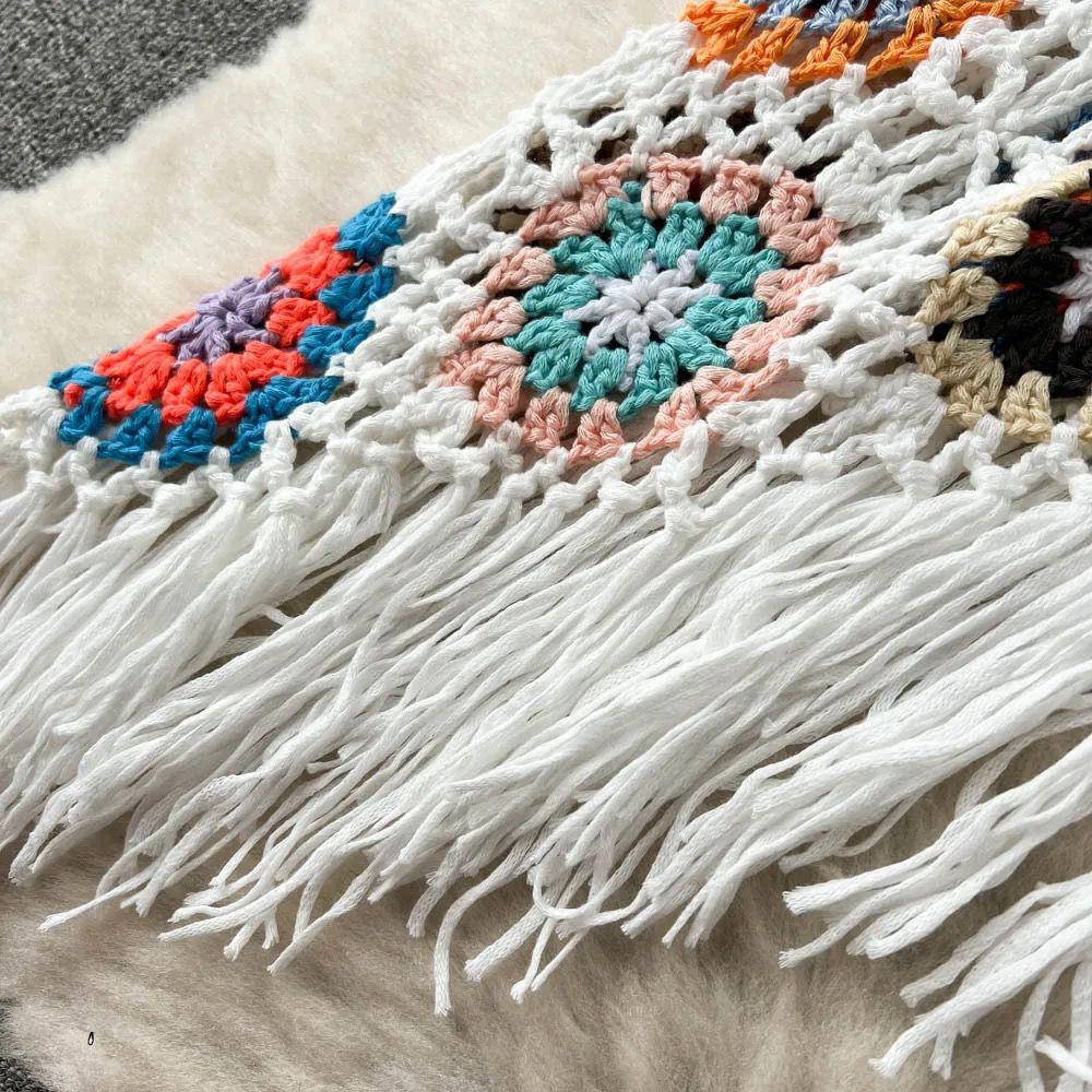 Janice Crochet Coord Set - White