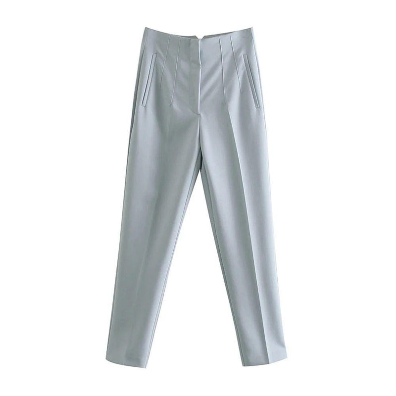 Luxe Fred Formal Pants - Grey