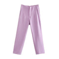 Luxe Fred Formal Pants - Lilac