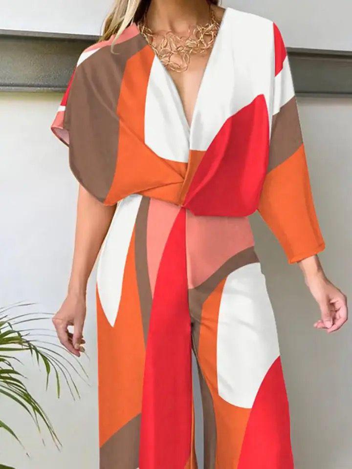 Ivanka Abstract Jumpsuit - Code 1