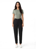 Black Solid Trouser