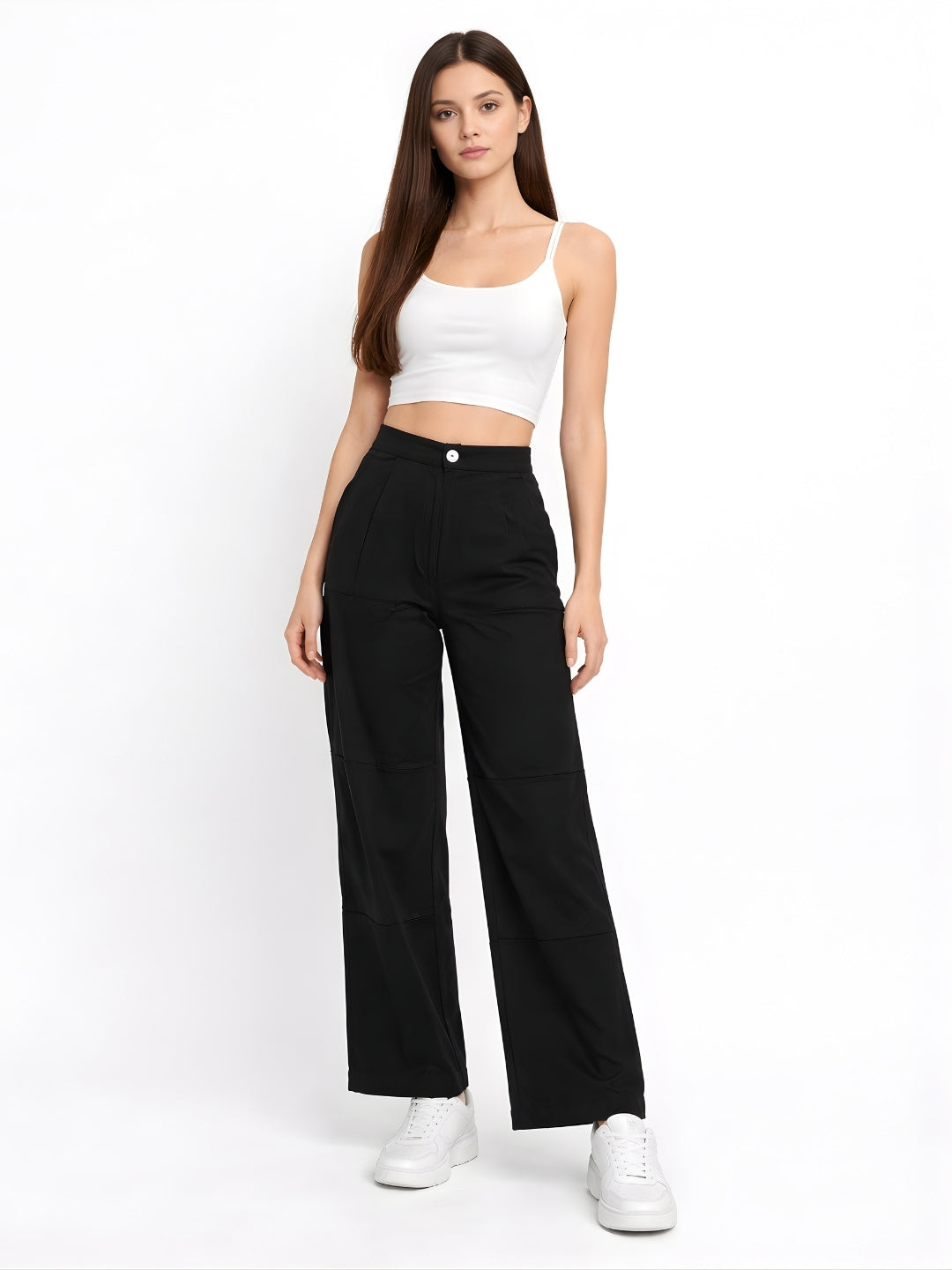 Black Plain Trouser