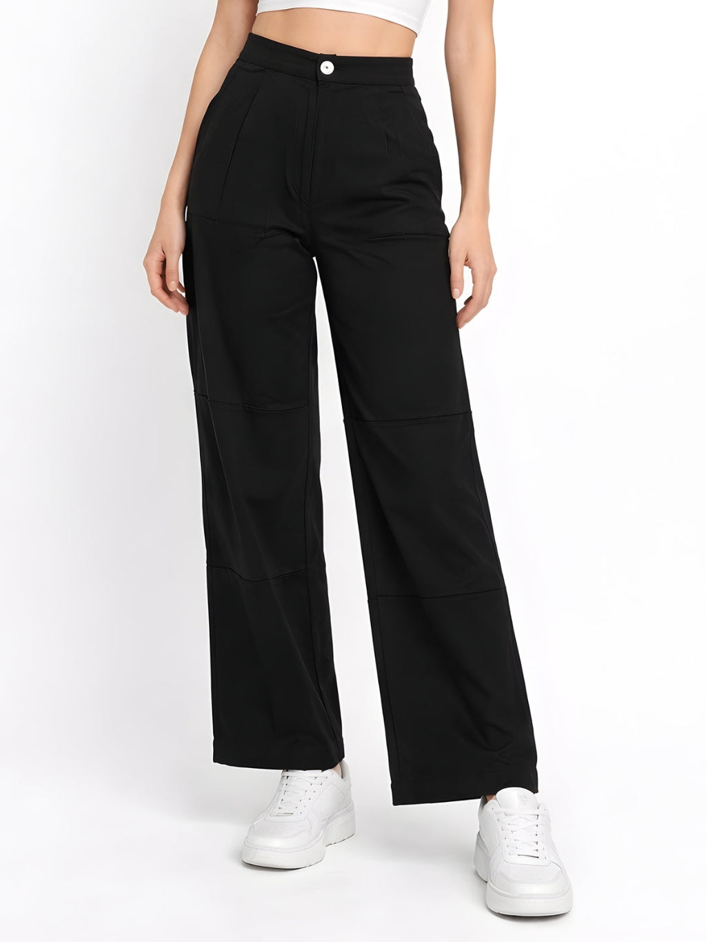 Black Plain Trouser