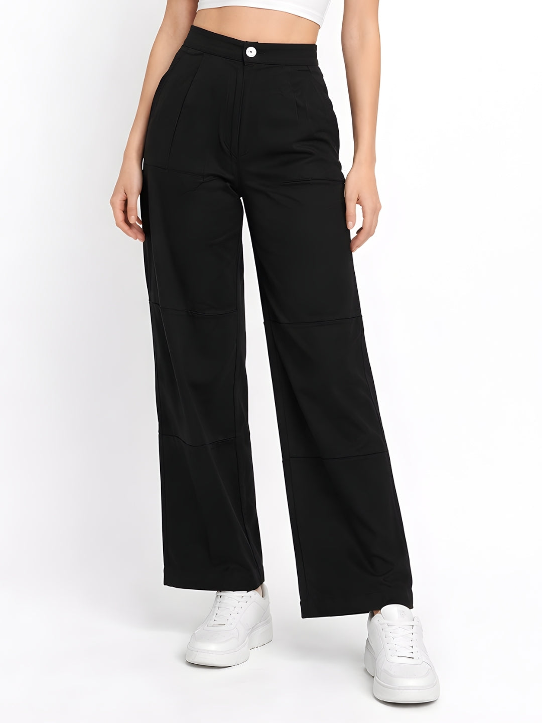 Black Plain Trouser