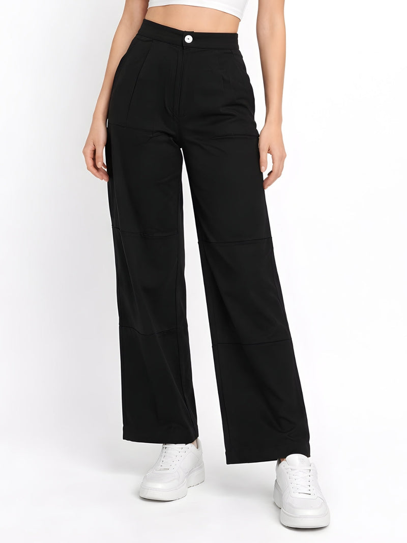 Black Plain Trouser