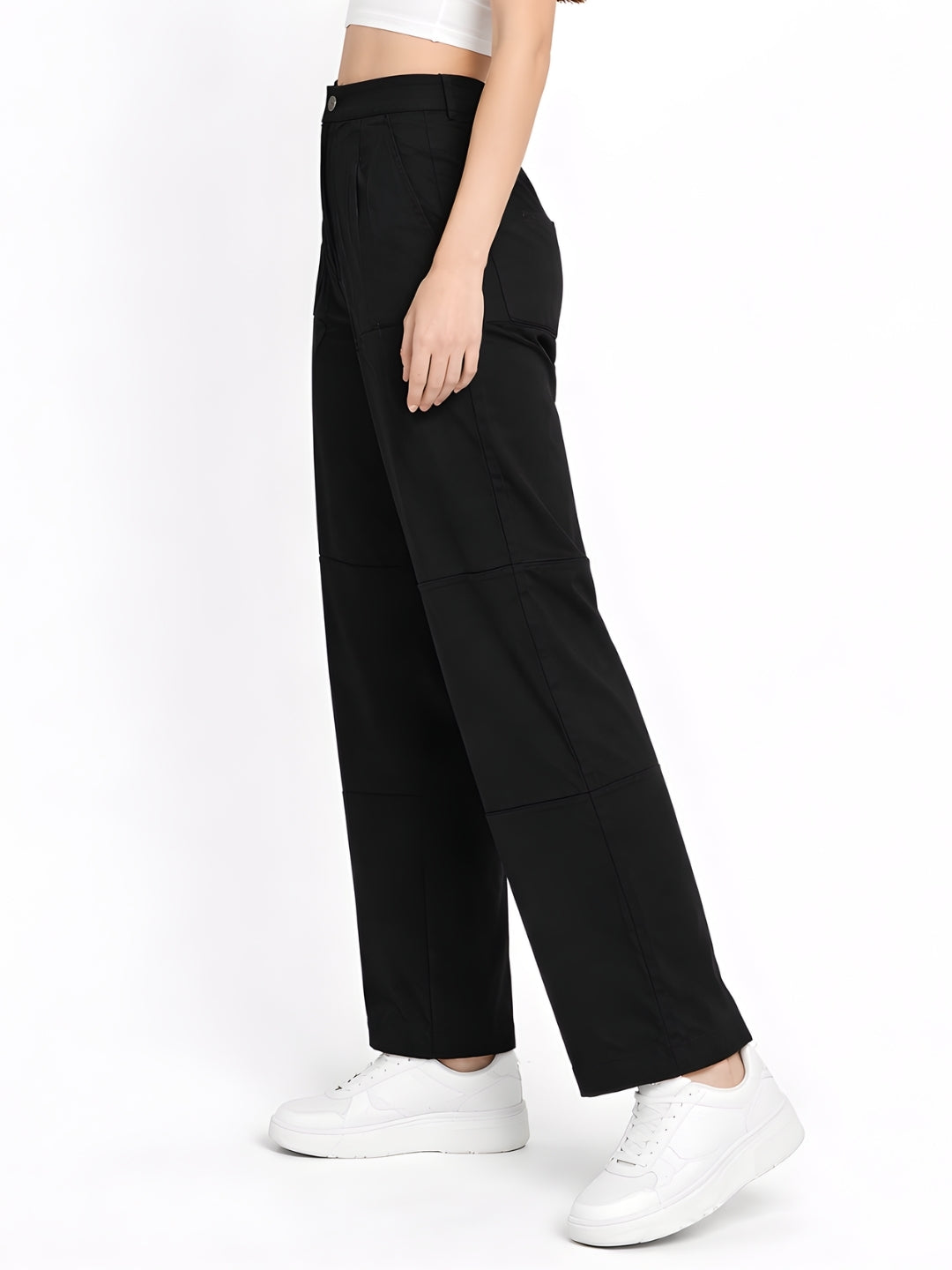 Black Plain Trouser
