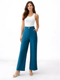 Teal Plain Trouser