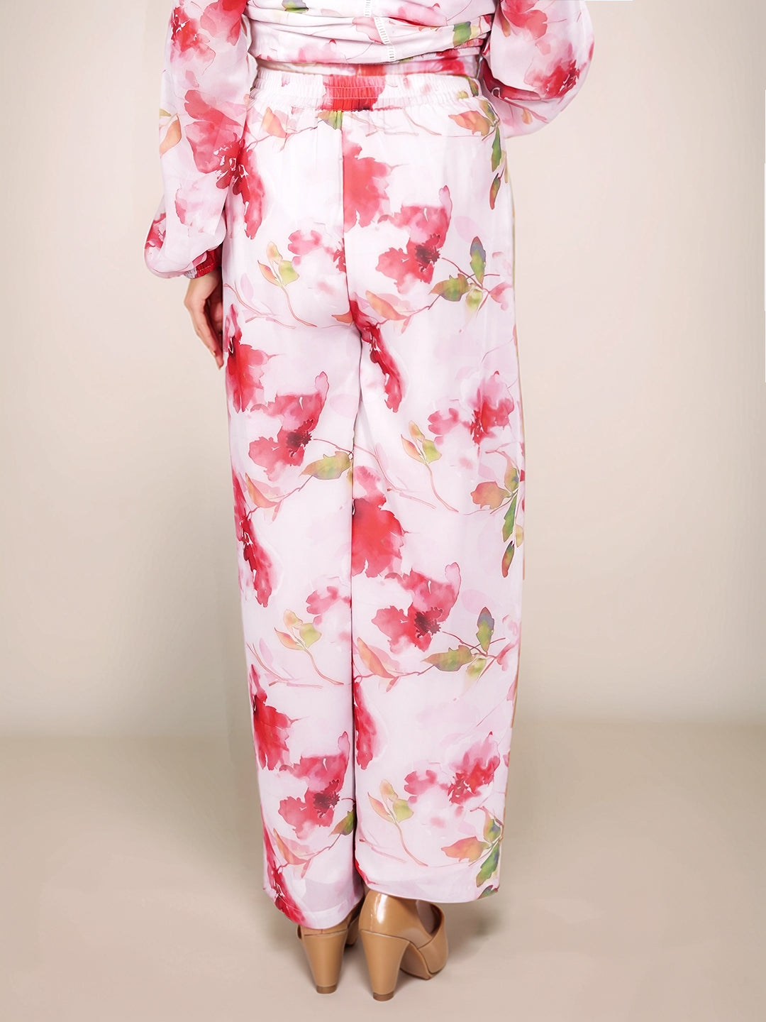 Multi Floral Trouser