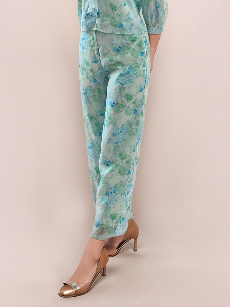 Multi Floral Trouser