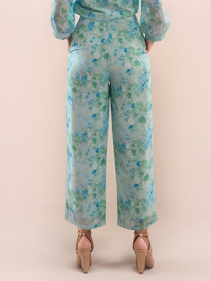Multi Floral Trouser
