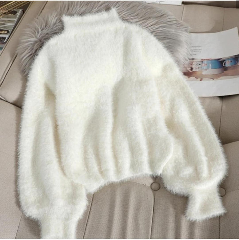 Luxury Mohair Jumpers - White