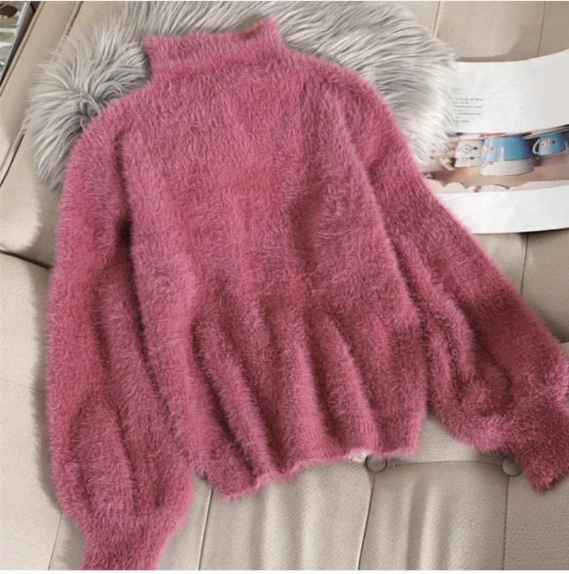Luxury Mohair Jumpers - Pink