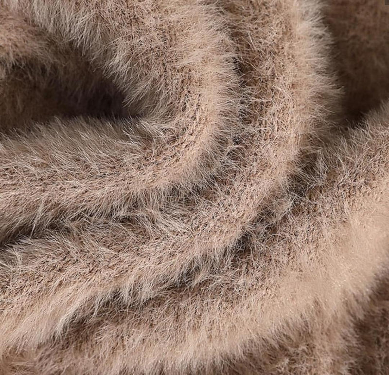 Luxury Mohair Jumpers - Brown