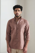 Pink Prose Cotton Linen Shirt - Regular fit