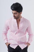 Rose Fog 100% Pure Linen Shirt - Regular fit