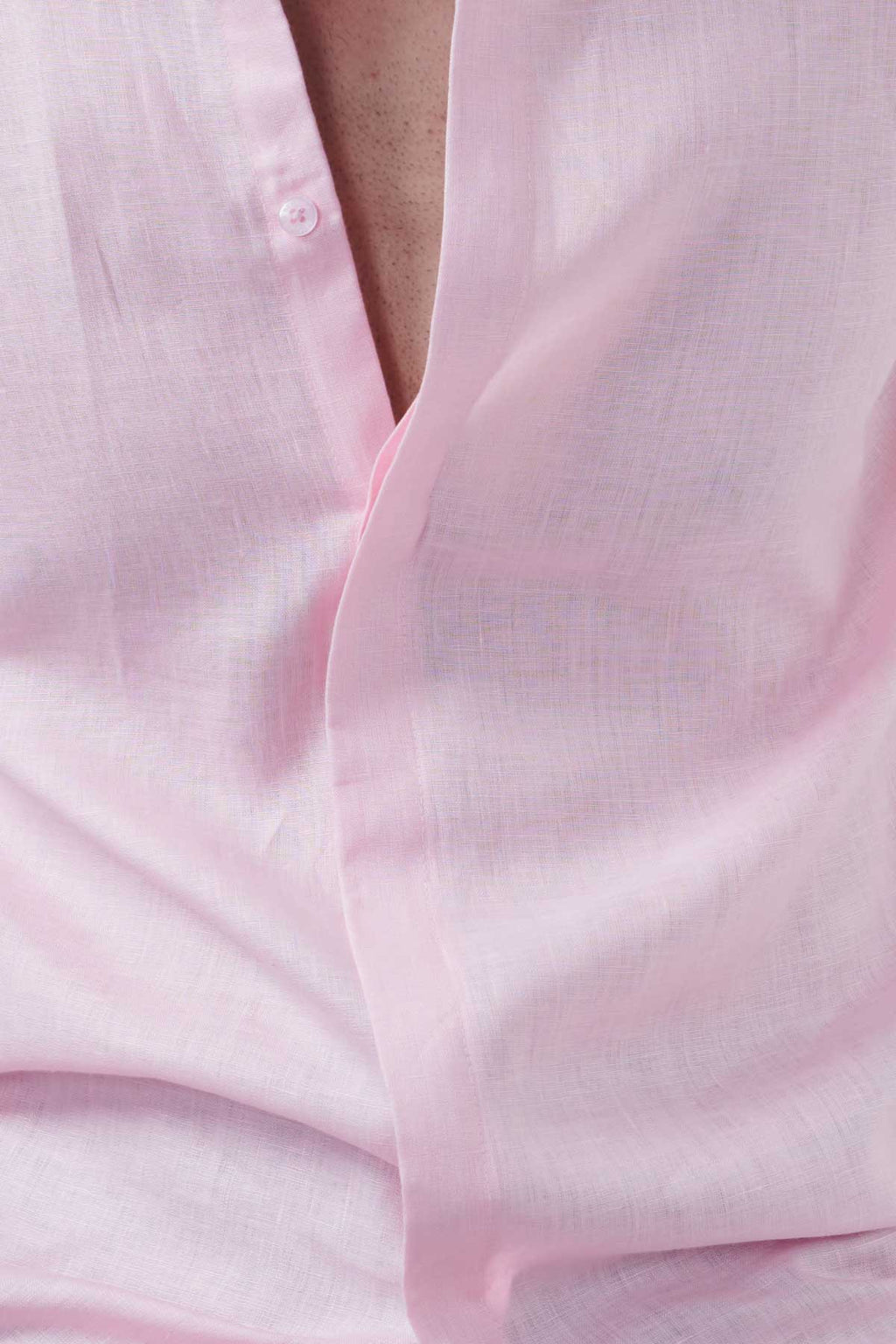 Rose Fog 100% Pure Linen Shirt - Regular fit