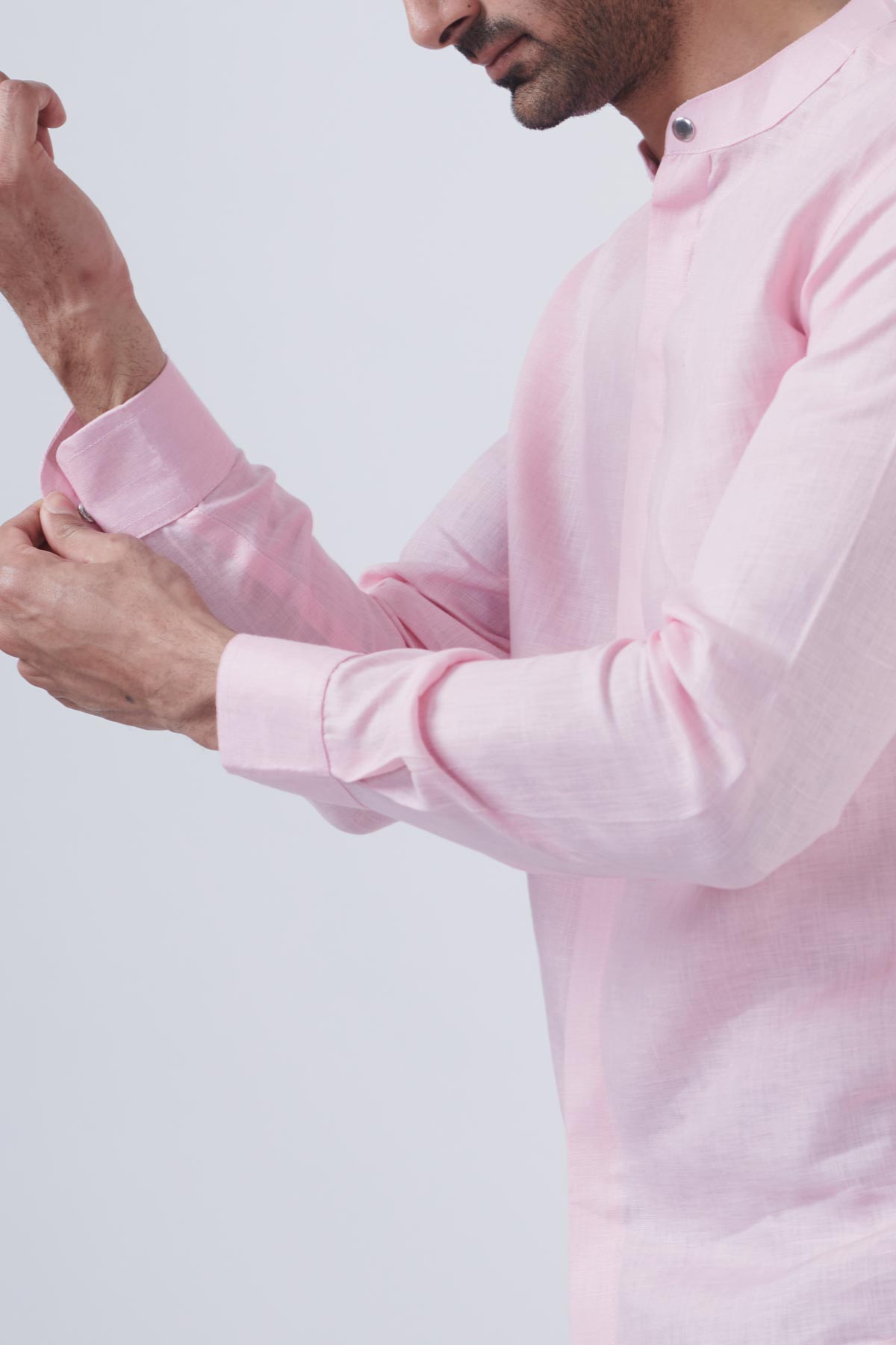 Rose Fog 100% Pure Linen Shirt - Regular fit