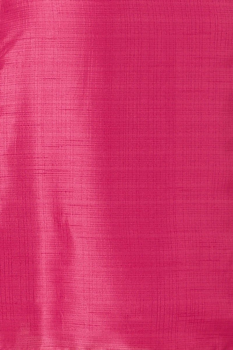 Anaari Button Down Dress - Bright Pink