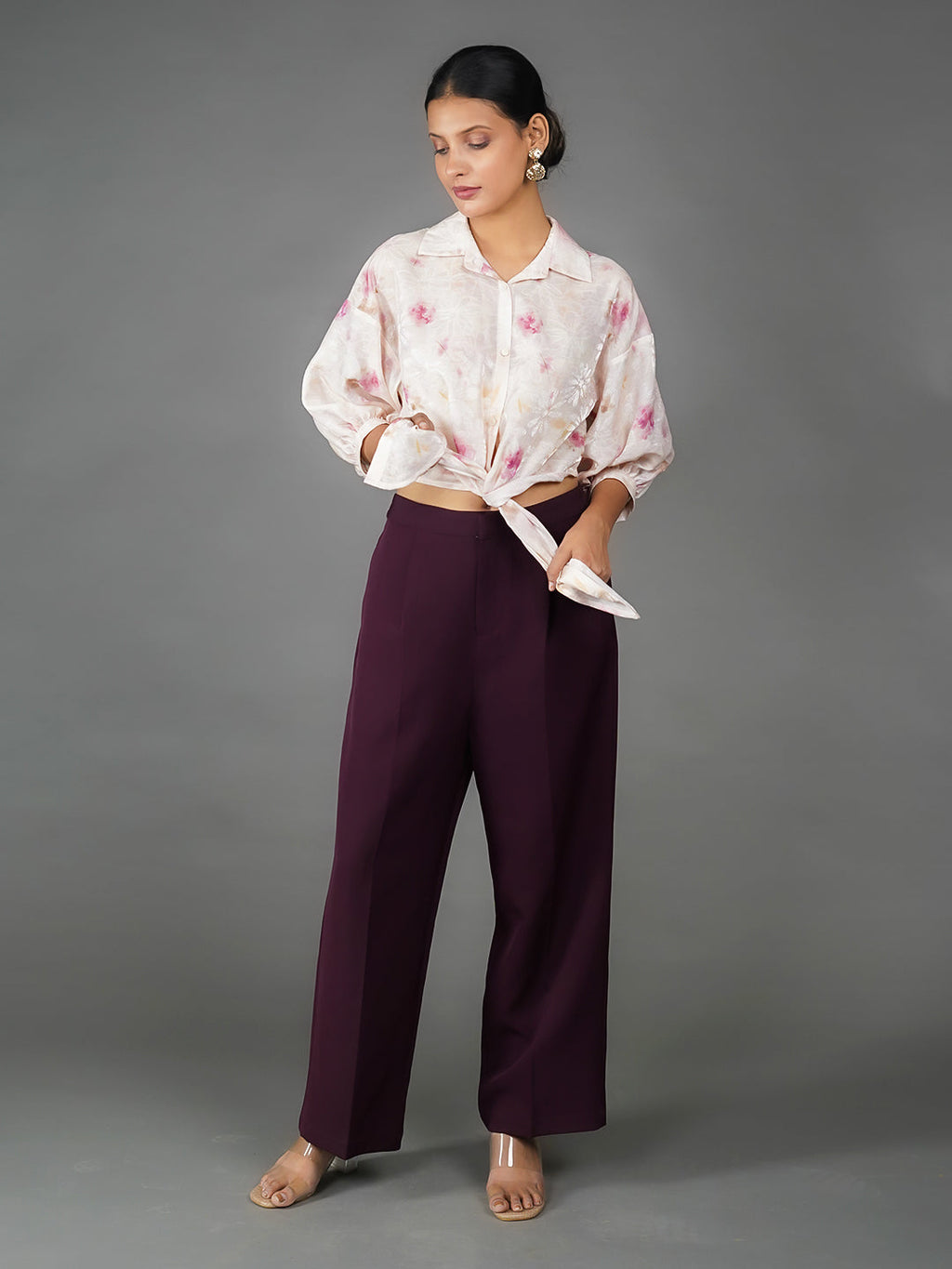 Multi Printed Abstract Flared Shrug