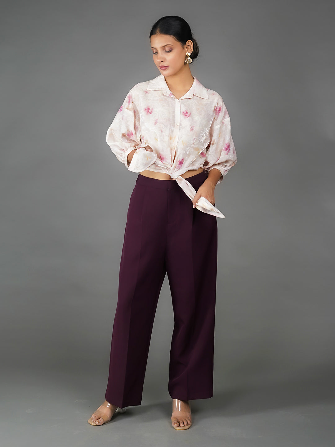 Multi Printed Abstract Flared Shrug