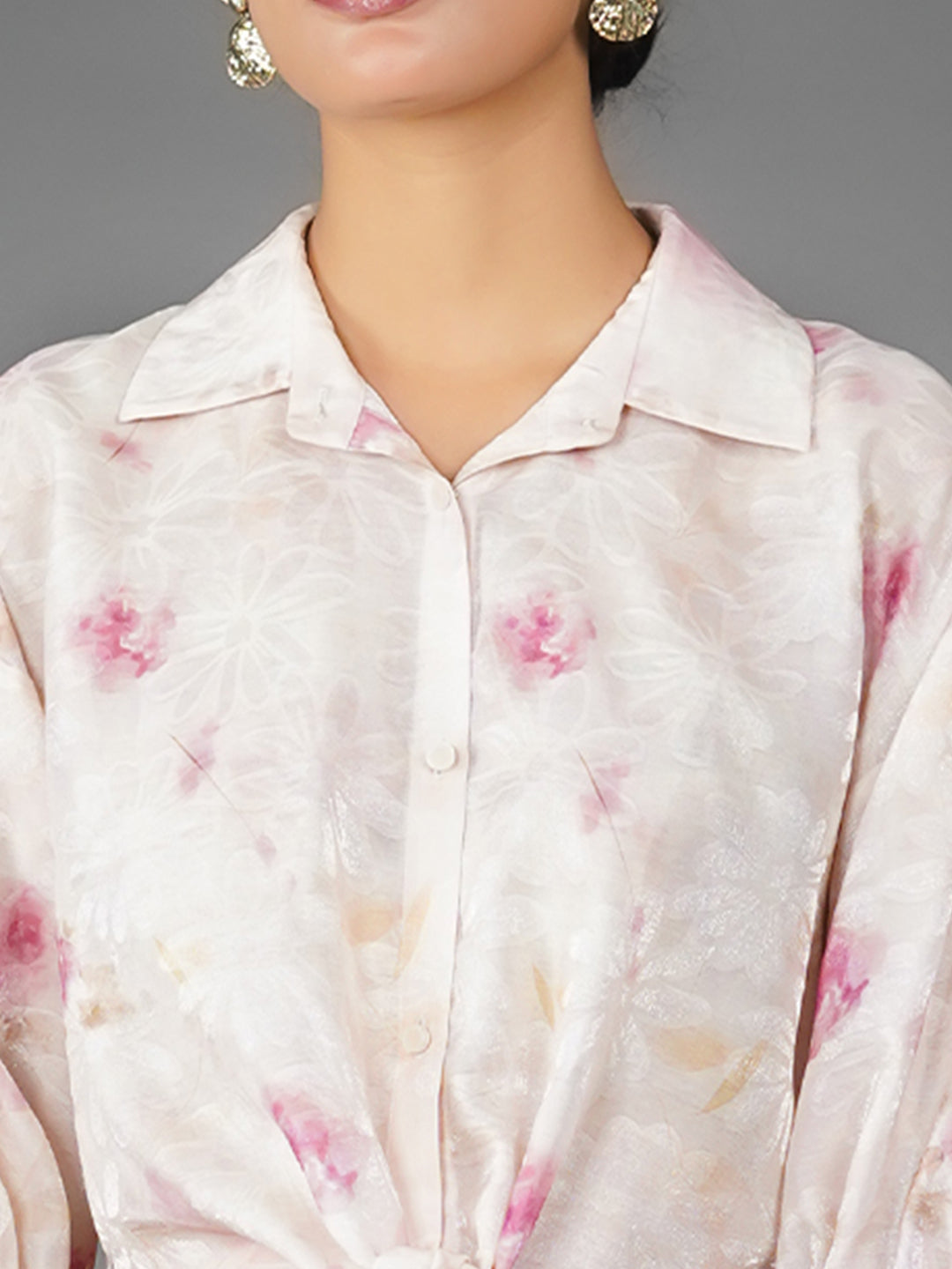 Multi Printed Abstract Flared Shrug
