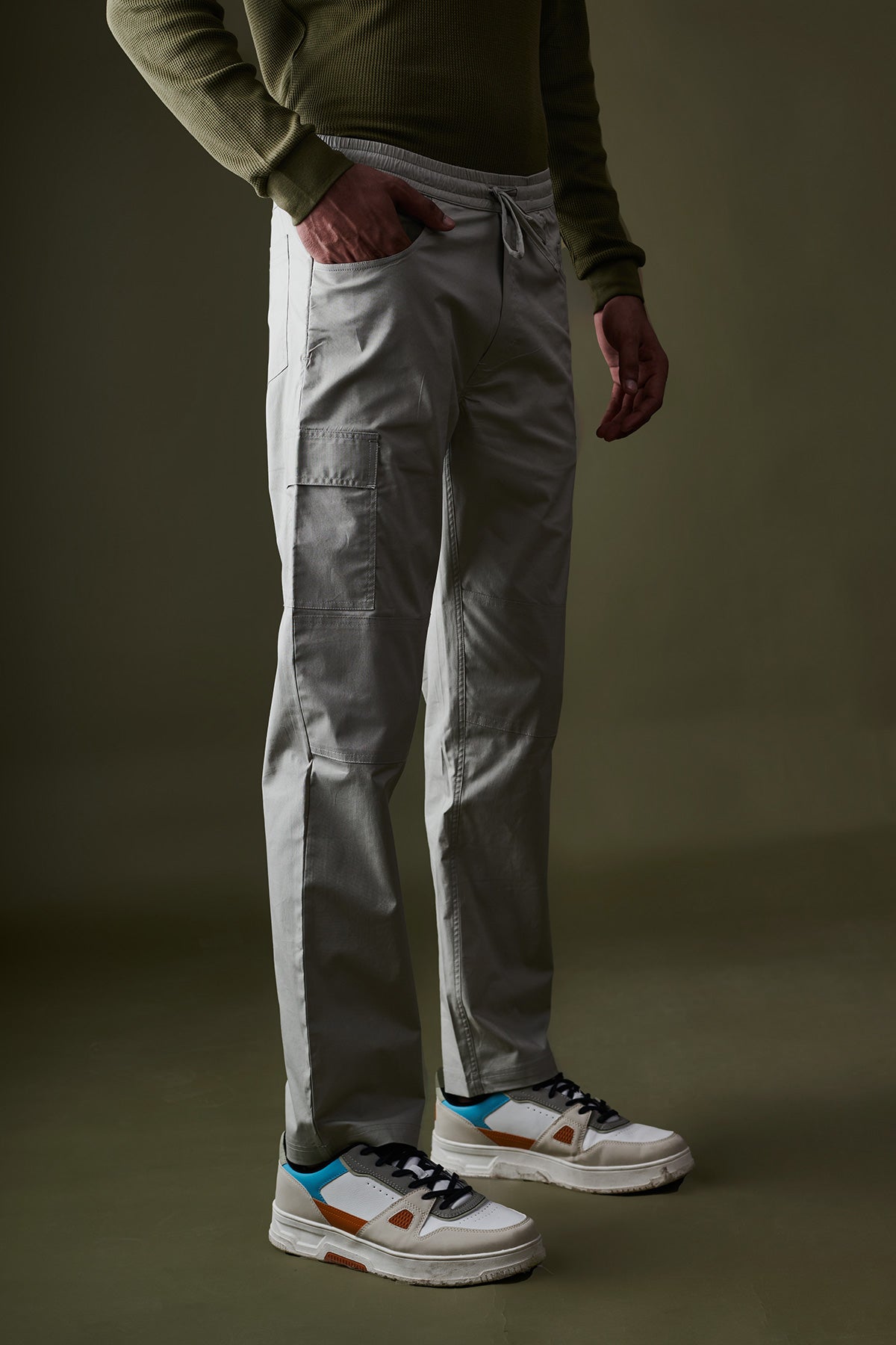 Sage 2 way stretchable Air cargo - Regular fit