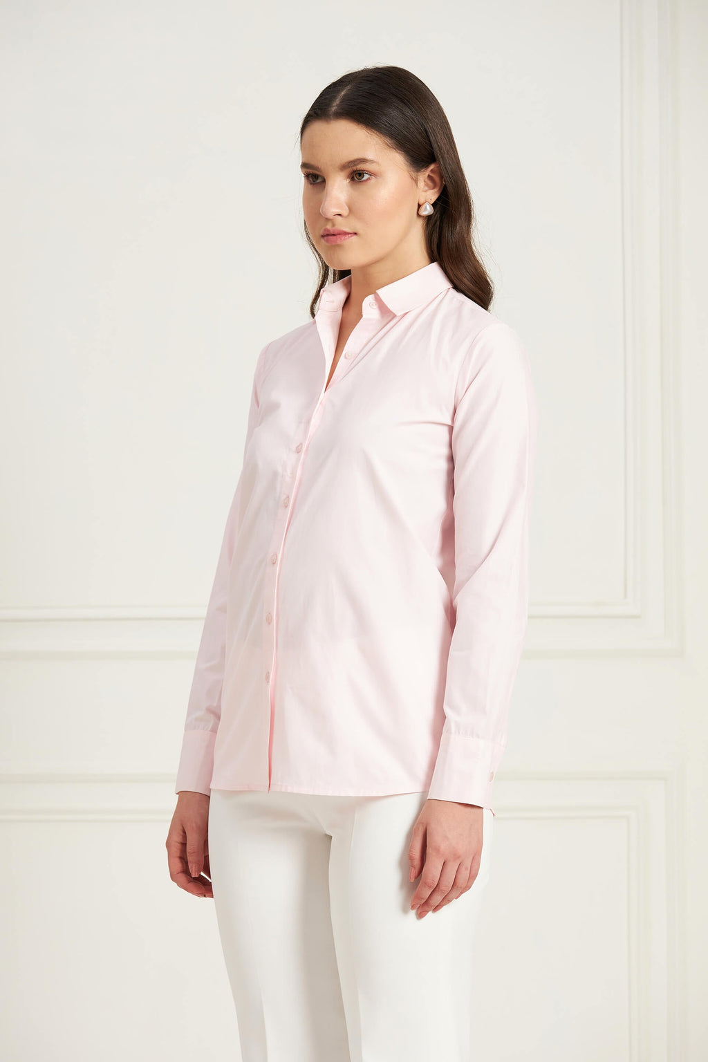 Pristine Button Down Shirt - Light Pink