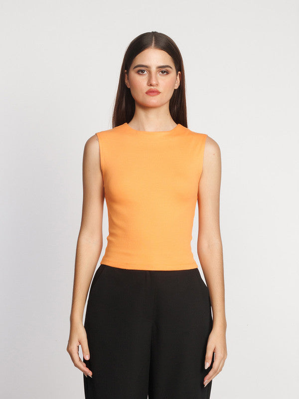 Orange Solid Top