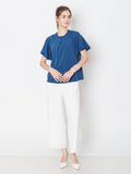 Navy Solid A-Line Top