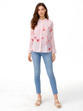 Pink Floral Long Top