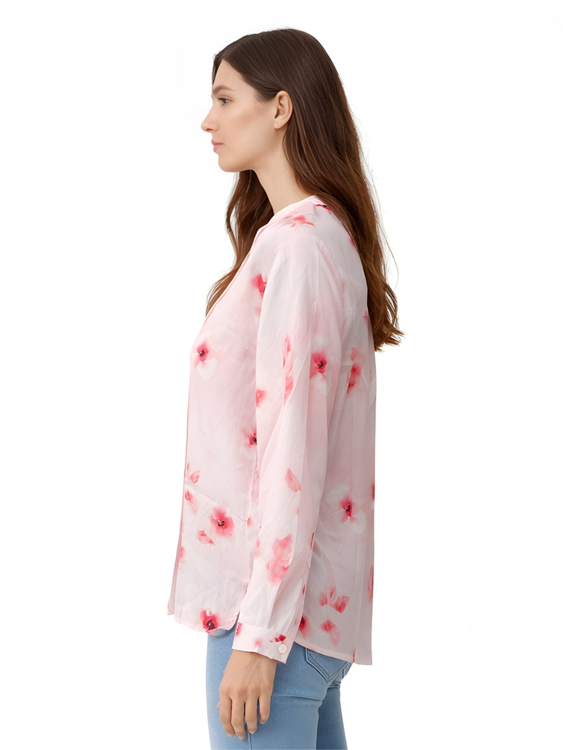 Pink Floral Long Top