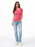 Pink Plain Short Top
