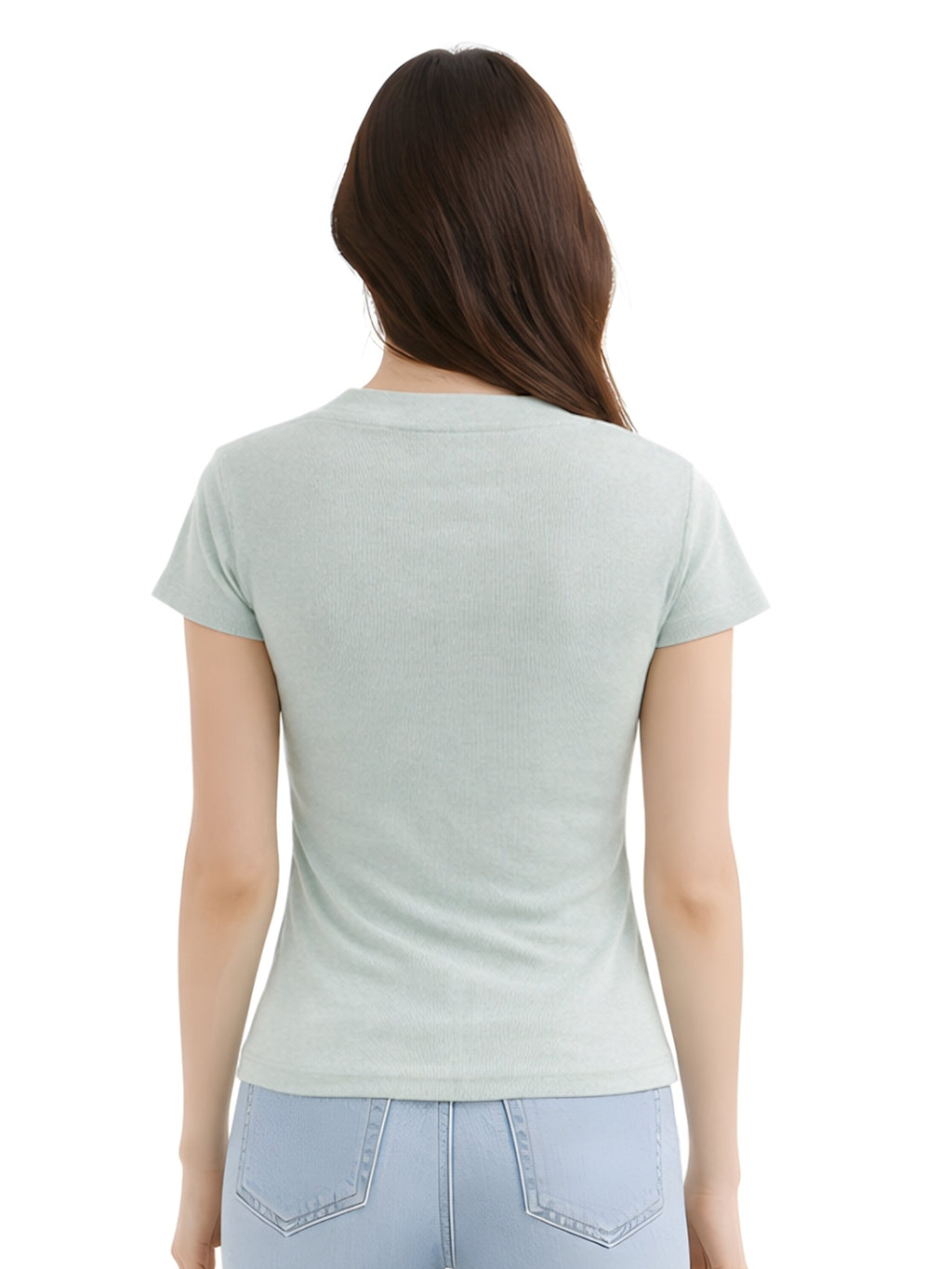 Light Grey Plain Short Top