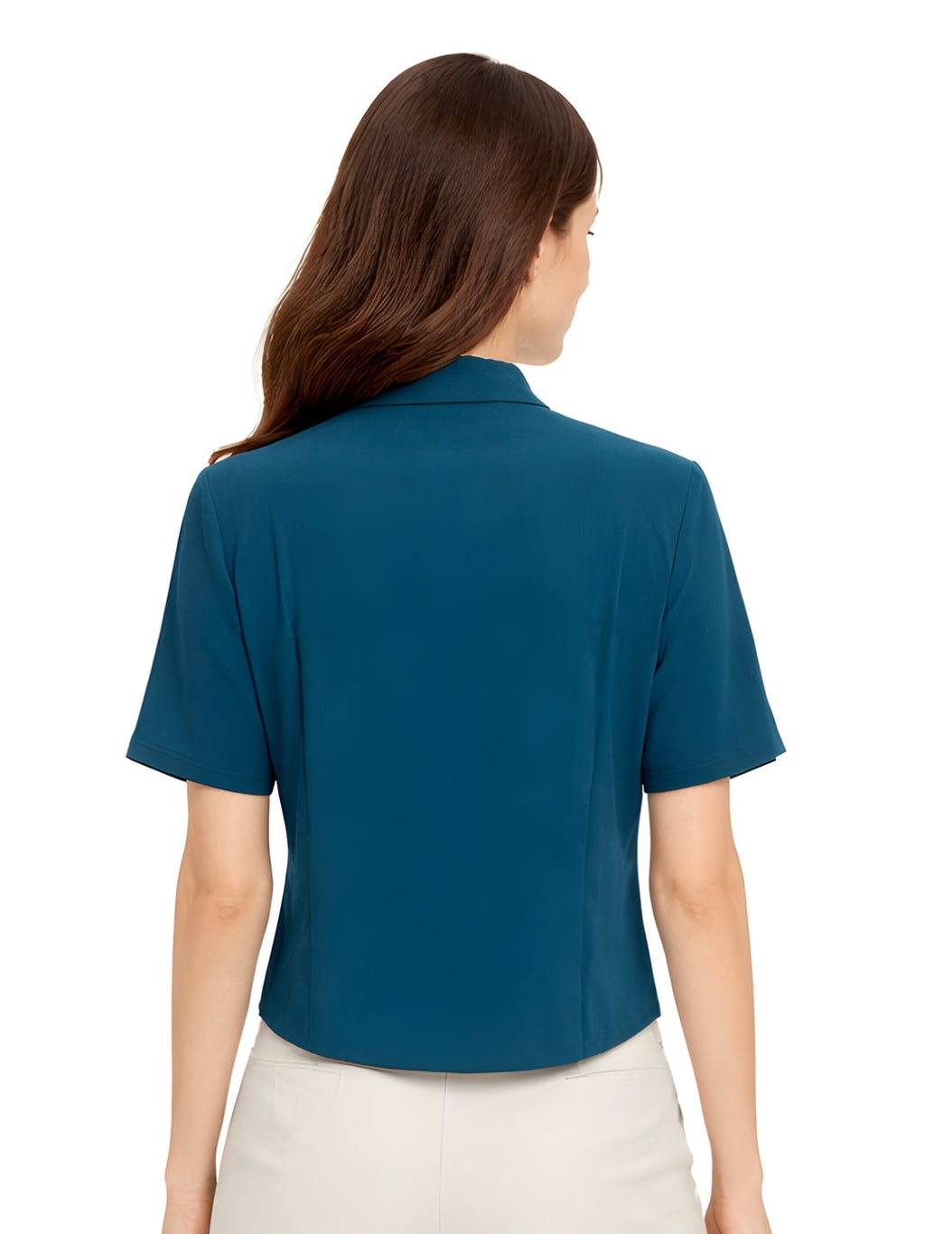 Teal Plain Short Top