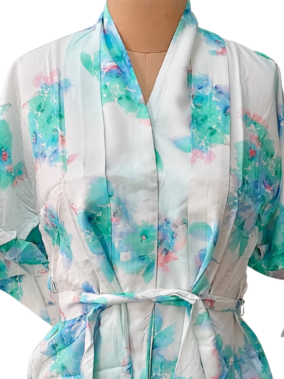 Blue Floral Short Top