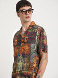 Atika - Men Multi Printed Regular Fit Viscose Casual Shirt