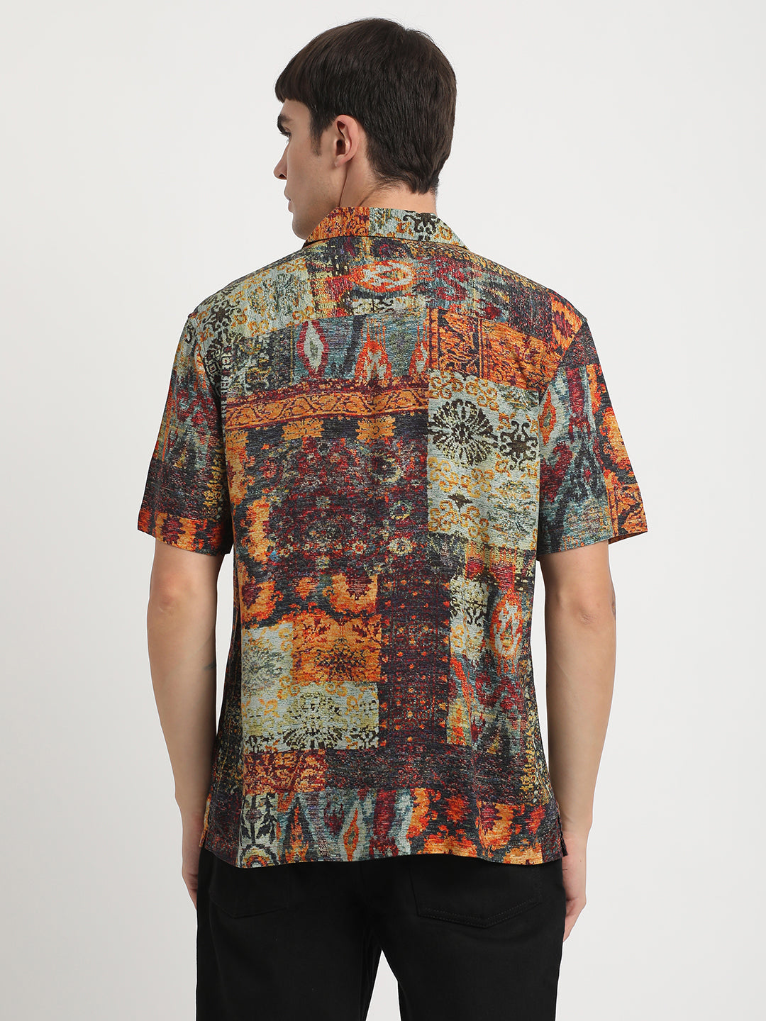 Atika - Men Multi Printed Regular Fit Viscose Casual Shirt