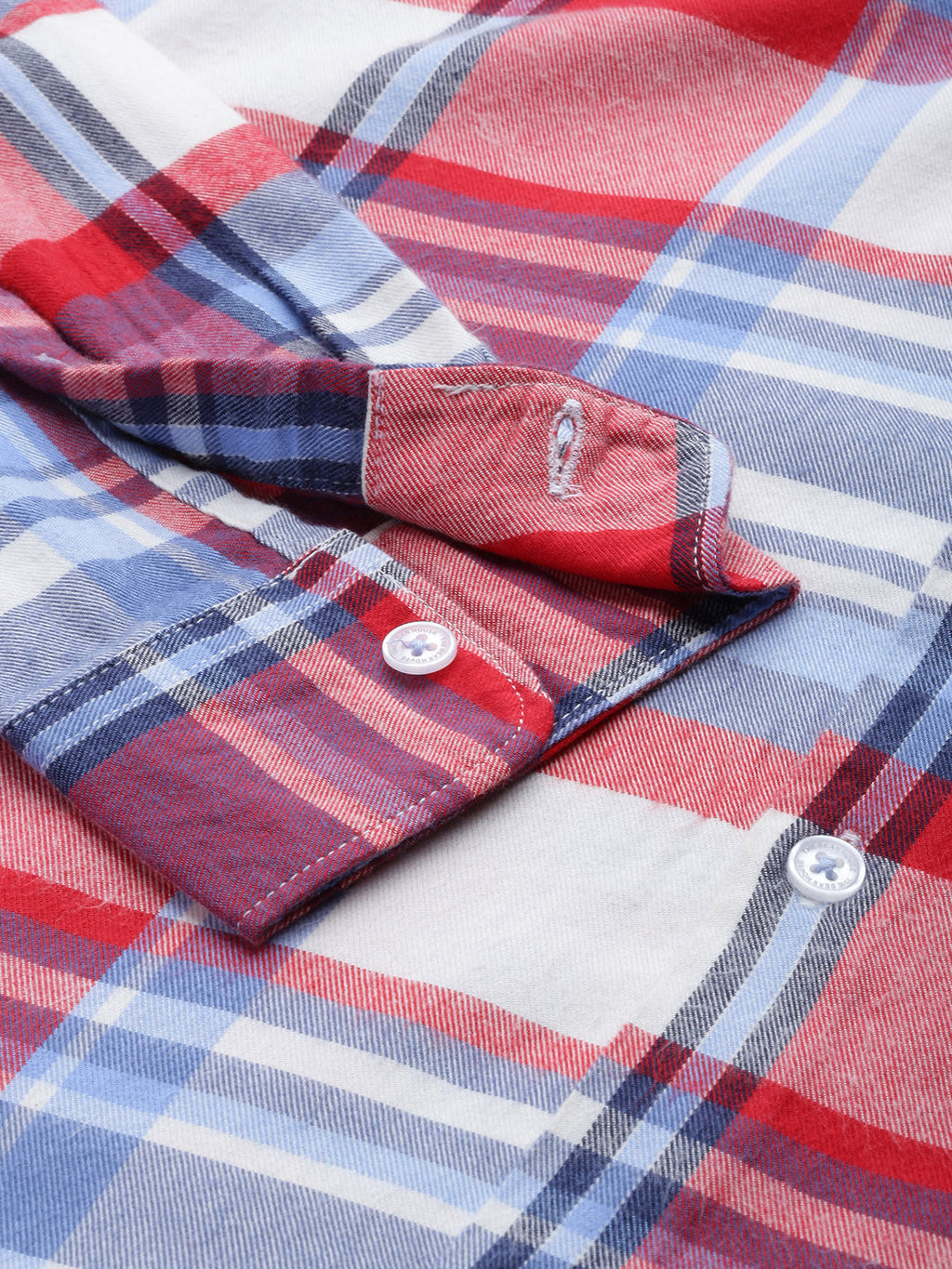 Tivoli - Men Checked Slim Fit Cotton Casual Shirt