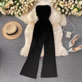 Taffy Offshoulder Jumpsuit - Black