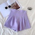 Seul Statement Shorts - Purple