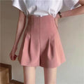 Seul Statement Shorts - Pink