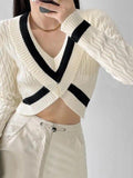Alaric Ruched Sweaters - White