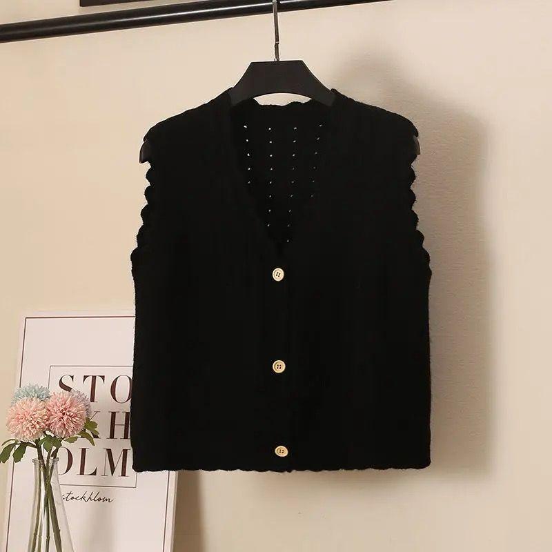 Silone Sweater Vests - Black